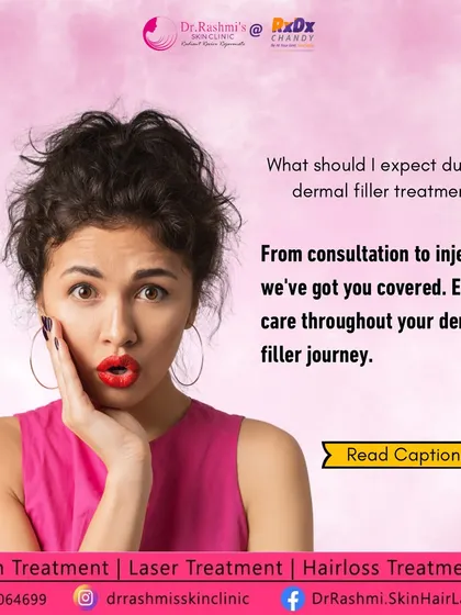 A post explaining the dermal filler process, from consultation to injection, assuring expert care throughout the journey.