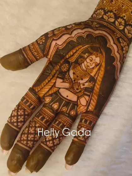 A beautifully detailed portrait of a bride, capturing her elegance and grace. This design focuses solely on the bride, making her the centerpiece of the art.