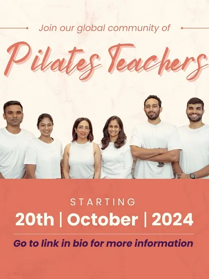 Join my global community of Pilates Teachers. Our next batch starts on October 20th, 2024.