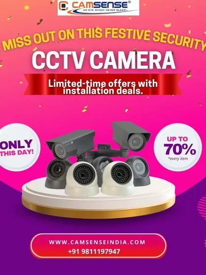 Don't miss out on my festive security sale. I'm offering up to 70% off on CCTV cameras, with limited-time offers that include installation deals.
