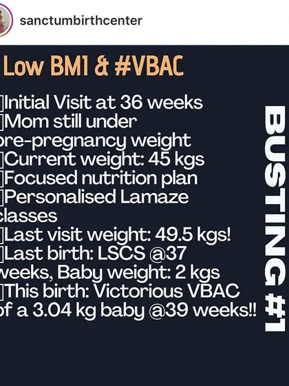 This is a powerful example of what is possible when a mother is supported with a focused nutrition plan and personalized education. This client achieved a victorious Vaginal Birth After Cesarean (VBAC) with a healthy baby, busting the myth that a low BMI or a previous C-section makes it impossible. Your body is capable of amazing things with the right support.