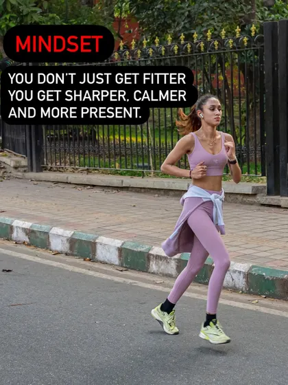 Running with us helps you build more than just fitness. You get sharper, calmer, and more present. It's a mindset shift.