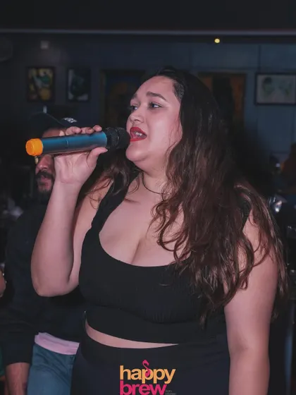 A powerful solo performance at Happy Brew. The talent in this city is incredible.