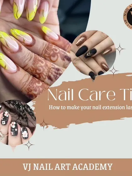 A visual guide to making your nail extensions last longer. We share our top tips to ensure your investment in beautiful nails stays flawless for as long as possible.