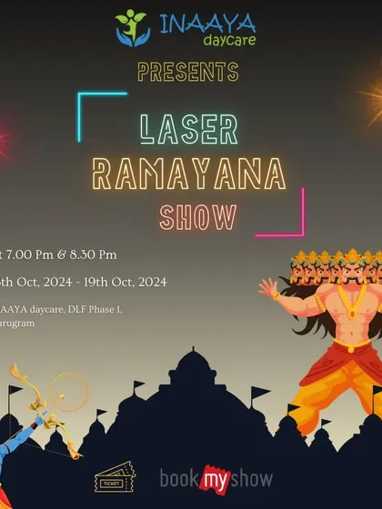 We are excited to present our Laser Ramayana Show. Join us for an unforgettable experience as we bring this epic tale to life with a stunning modern twist.