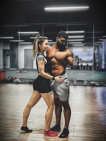 Another moment with my partner. Finding someone who shares your passion for a healthy lifestyle is a true blessing.