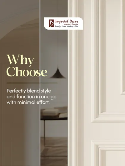 Why choose mouldings? Because they perfectly blend style and function with minimal effort. This close-up shows the clean, classic detail that panel mouldings add to a door frame and wall.