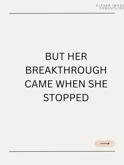 But her breakthrough in style came when she stopped trying to follow trends and started embracing what made her unique.