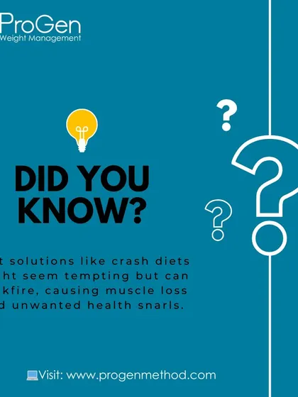 Crash diets are tempting but can backfire, causing muscle loss and other health issues. We guide you on a sustainable path that is right for your body.