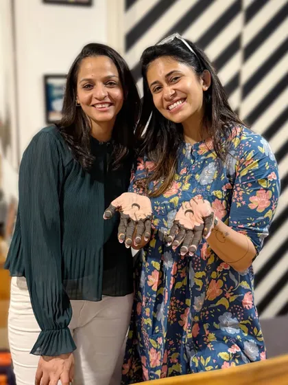 So happy to do Eid mehndi for the stunning Kishwer Merchantt for the third time. Her trust in my art means the world to me. Wishing everyone a blessed Eid.
