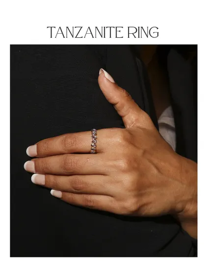 The Tanzanite Ring, with its unique blue-violet hue, offers a touch of sophisticated color for everyday wear or special occasions.
