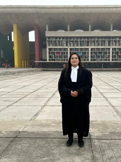 A successful day at the Punjab and Haryana High Court. Achieving a "win" for my client is the ultimate goal of my practice.