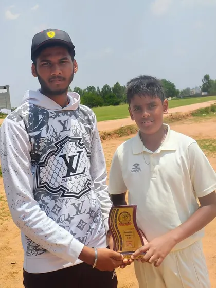 Another player recognized for his contribution during the EV Cup U-13 tournament.