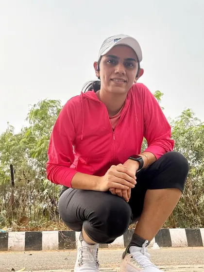 Another moment from a winter run, staying motivated and consistent.