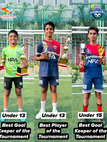Our standout players from the WSW Football Tournament. We celebrate the individual awards for Best Goalkeeper and Best Player, a result of their exceptional skill and effort.