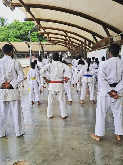 These images capture various moments from our training sessions and grading exams at different dojos, including Marathahalli and Malleshwaram, and at community events. Each picture shows the hard work and dedication that is central to our teaching philosophy.