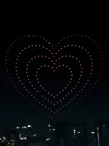 For the iconic musician Piyush Mishra and his band Ballimaaraan, we lit up the Hyderabad sky. We created a pulsating heart, syncing our drones to his music for an electric and emotional concert experience.
