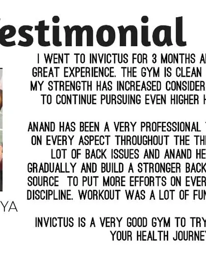 A testimonial from my client Gaurav, who I helped address back issues and build a stronger back over three months. His consistency was key.