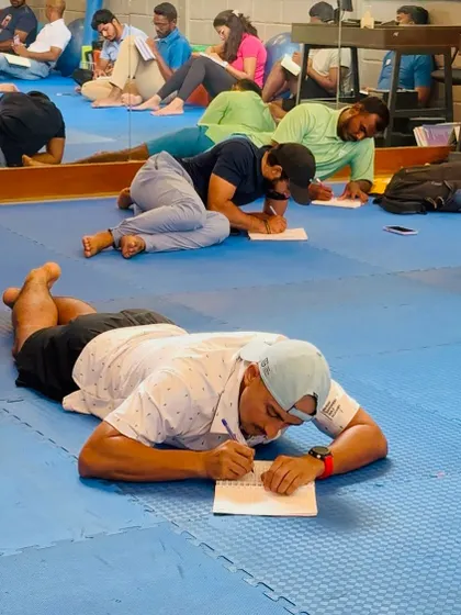 Our wellness sessions with Padmaja Iyer spark reflection and team bonding. Here, we explored belief systems and played 'The Lost Expedition,' a game about survival and teamwork, rediscovering the value of trust and unity.