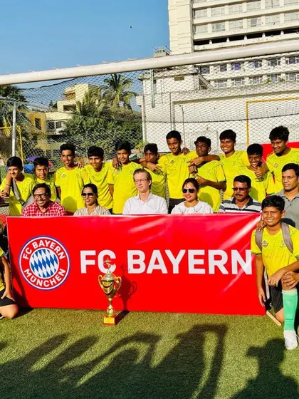 I am proud of our St. Stanislaus football team, captained by Jordan, for winning the suburb division of the FC Bayern Munich Maharashtra cup.