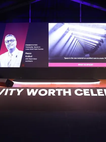 On stage at FOAID 2024 in Delhi, sharing my insights on overcoming challenges in large-scale projects. I believe that to create resilient architecture, we must embrace change and build with foresight.