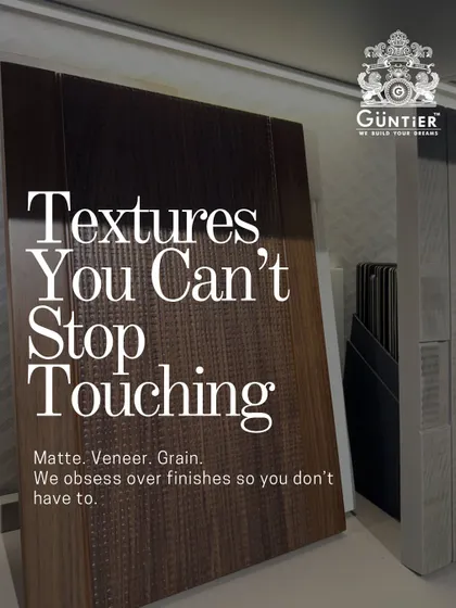 Textures you can't stop touching. This image highlights a beautiful textured wood panel, showcasing the depth of the grain. I obsess over finishes so you get a product that is both visually and tactilely stunning.