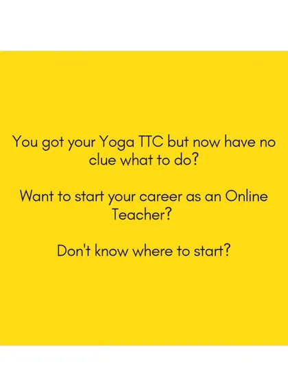 Does this sound familiar? You’ve finished your Teacher Training Course, you have the certificate, but now you’re thinking, "Ab kya?" If you feel lost about how to start your career as an online yoga teacher, you are in the right place.