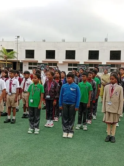 Students stand in attention during our special Constitution Day assembly, a day dedicated to understanding our rights and responsibilities as citizens.