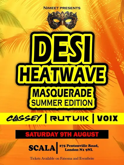 I specialize in themed nights that bring a unique flavor to the London club scene. This poster was for 'Desi Heatwave', a massive Bollywood and Urban Desi night that I was thrilled to be a part of.