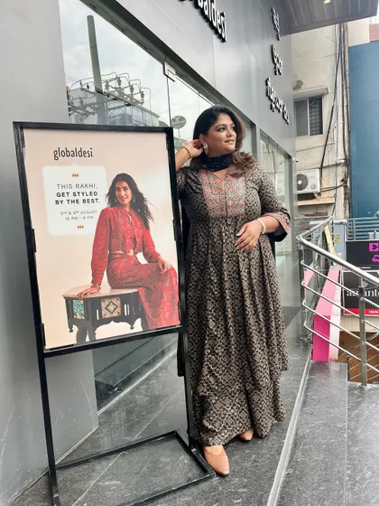 Kicking off a styling event for Global Desi's Rakhi Collection. It's always exciting to be part of a brand's new launch and help customers get styled by the best.