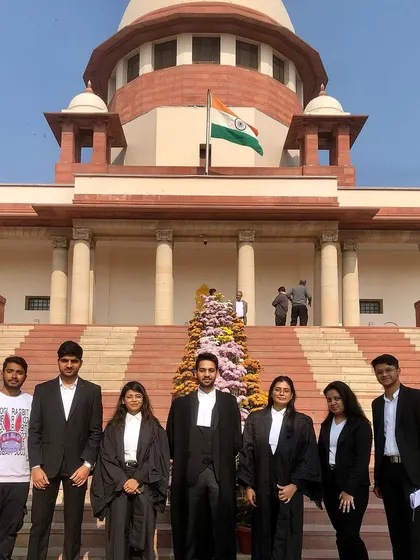 Marking the new year with the December 2023 intern batch at the Supreme Court. It was a fitting way to bid farewell to a successful year of mentorship.