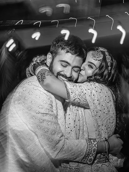 A clearer version of that beautiful, intimate hug on the dance floor. Pure emotion.