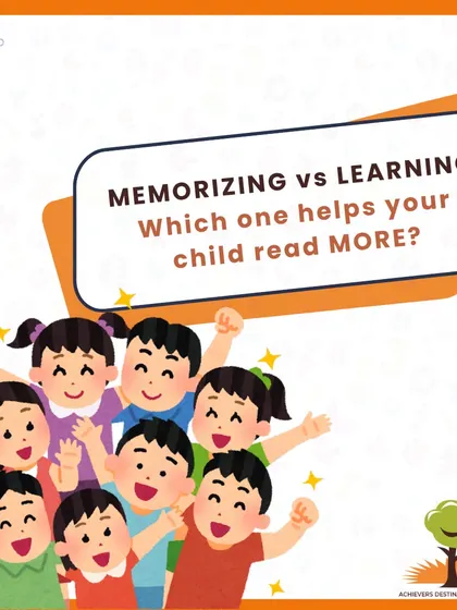 Memorizing vs. Learning: Which one helps your child read more? We believe in teaching the system of language, which opens up thousands of words, not just a handful.