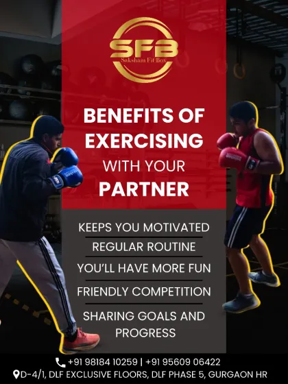 Double the motivation, double the fun. Training with a partner keeps you accountable and makes workouts more enjoyable. This graphic highlights the benefits of the friendly competition and shared goals within our community.