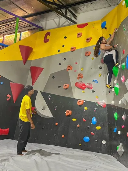 Our coaches are always there to guide you, whether you're on your first climb or tackling a challenging route. We create a supportive environment where you can learn to manage fear of heights and build confidence at your own pace.