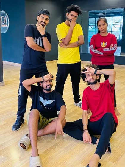The RDI crew striking a pose. Each of our choreographers brings a unique style, from Bollywood to Hip Hop and Contemporary.