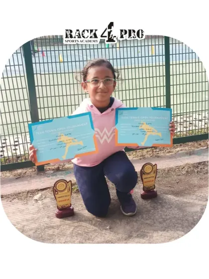 We congratulate our academy player Anaya Gupta for securing the Runner-Up position in the Under-8 category at the Team Tennis Open Tournament. Her hard work and dedication have made us all proud.