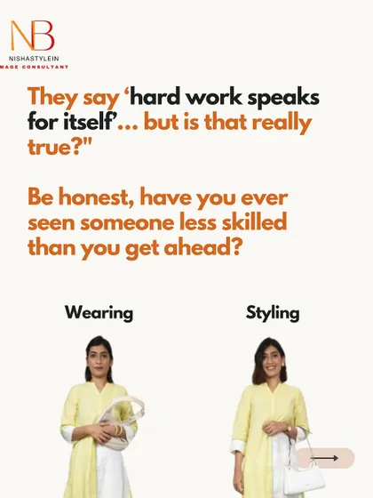 They say 'hard work speaks for itself,' but is that really true? Often, the person who looks the part gets ahead.