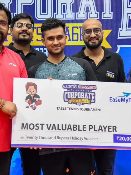 We are happy to inform that our senior player Ashwin H was named Most Valuable Player at the AsiaNet All India Corporate tournament in Gurgaon.