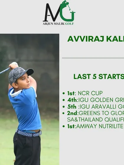 A player review for Avviraj Kalia, showcasing his strong performances and consistent top finishes in 2023.