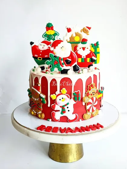 Even though it's a little late for Christmas, I had to share this joyful and colorful creation.