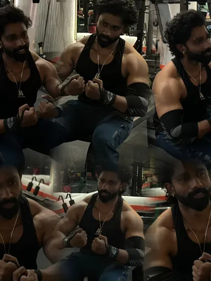 Strong mind, stronger body. This collage captures the intensity and confidence that comes from mastering your own physical and mental strength.
