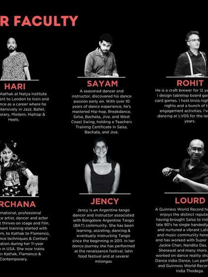 The dream team behind our 'Dawn to Dusk' festival. Our faculty includes Guinness World Record holders, international performers, and seasoned instructors, all dedicated to your growth.