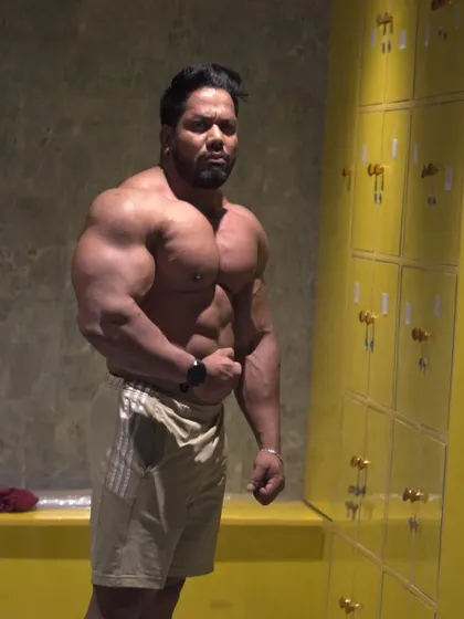 A side chest pose. I failed more times than you tried.