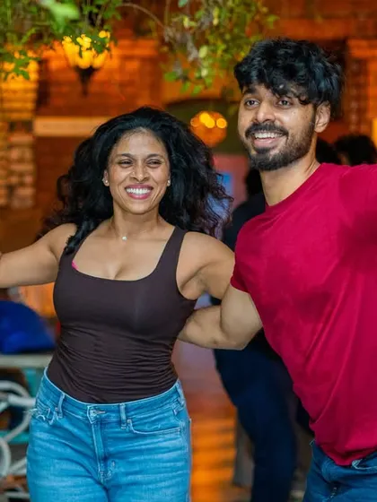 A picture-perfect moment of joy and movement. This is the kind of memory you'll make at La Rumba.