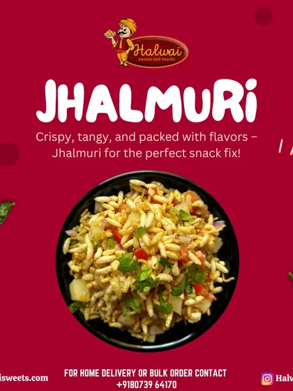 My Jhalmuri is the perfect snack fix, crispy, tangy, and packed with flavors.