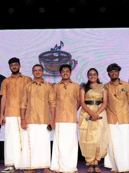 The full team behind the success of 'Staccato Sambhrama'. This includes our band, our crew, and our event managers who made the show run so smoothly.
