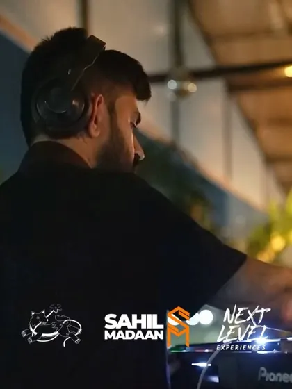 A candid shot of DJ Sahil Madaan in his element during our SWITCH reboot. It's all about the artist's connection with the music and the crowd.