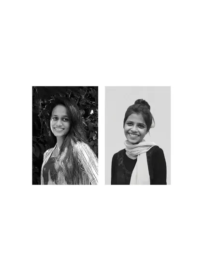 Meet Ar. Reeba Sara Babu and Ar. Hibah Puthanpurakkal. Reeba is a patient and detail-oriented architect who works with quiet focus, while Hibah is our queen of illustrations, known for her speed and creativity.