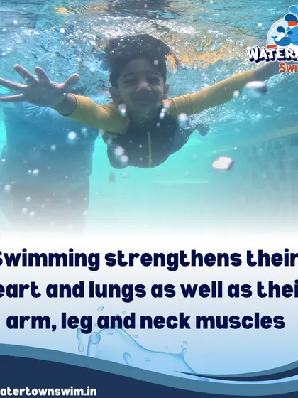Look at that focus! This is more than just a swim lesson; it's a full-body workout that strengthens your child's heart, lungs, and muscles. We are building a foundation for a healthy, active life, one underwater glide at a time.